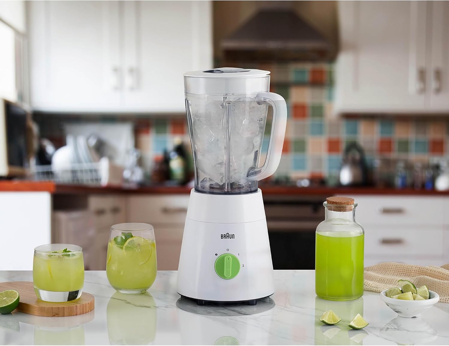 Braun Blender With Plastic Jar (500W, 2 Mills) Braun Blender With Plastic Jar (500W, 2 Mills)